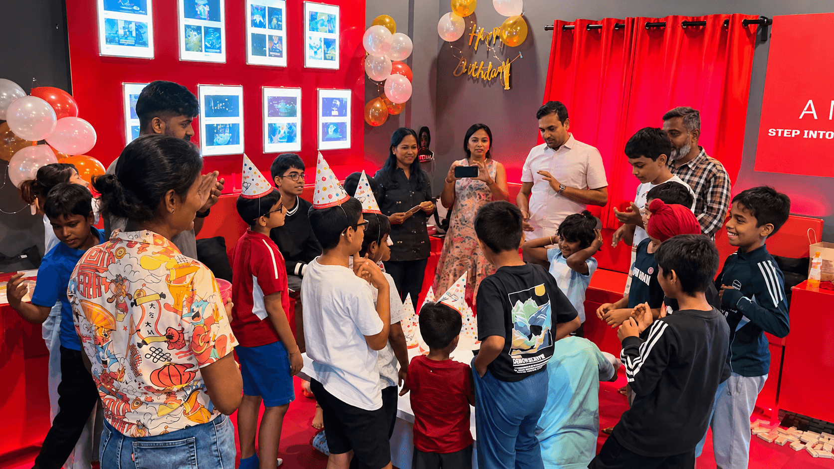 Kids birthday party at Totem VR arena